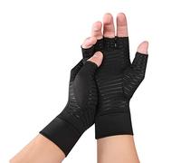 Upgraded Half Finger Arthritis Gloves Compression Therapy Gloves Relief Stiff Joints, Inflammation, Carpal Tunnel, Rheumatoid Pain, Non Slip Cosy Gloves for Housework, Typing, Cycling, Driving