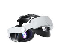 Upgraded Head Strap Compatible with 2023 Oculus Quest 3, Elite Strap for Meta Quest 3, One Click Stretch and Retract Design, VR Headset Accessories Enhanced Comfort Headstrap Replacement, White
