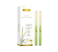 Upgraded Herbal Diffuser Pen, Mullein Inhaler for Lung Cleansing and Breathing Support, Portable Atomizing Air Freshener Leaf Aromatherapy Inhaler Fum Anxiety Melatonin Diffuser Pen (2)