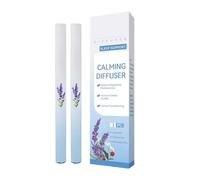 Upgraded Herbal Diffuser Pen, Mullein Inhaler for Lung Cleansing and Breathing Support, Portable Atomizing Air Freshener-600 uses (D 2PC)