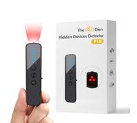 Upgraded Hidden Camera Detector - AI-Powered Anti-Spy Device, GPS Tracker & Bug Detector, Portable RF Signal Scanner for Hotels, Travel, Home & Office (Black)