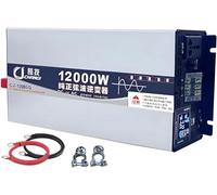 Upgraded High Power Pure Sine Wave Inverter 2200W/3000W/4000W/5000W/6000W/8000W/10000W/12000W/16000W Transformer 12V 24V 48V 60V 72V DC to 110V 220V 230V AC Car Voltage Converter(12000W,24Vto220V)