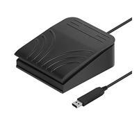 [Upgraded] iKKEGOL USB Single Foot Pedal Optical Switch Control One Key Program Computer Keyboard Mouse Game Action HID