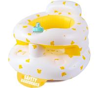 Upgraded Inflatable Baby Seat for Babies 3-36 Months, Inflatable Baby Chair Sit Me Up Floor Seat for Baby, Back Support Baby Seats for Infants for Sitting Up with Built in Air Pump (Yellow Bear)