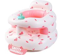 Upgraded Inflatable Baby Seat for Babies 3-36 Months, Inflatable Baby Chair Sit Me Up Floor Seat for Baby, Back Support Baby Seats for Infants for Sitting Up, Blow Up Baby Chair with Built in Air Pump