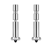 Upgraded Integrated 0.4mm Nozzle for Anycubic Kobra 3 Max, Fully Titanium Alloy Throat Tube Quick Swap Hardened Steel Nozzle High Speed Hot End Nozzle for Kobra 3 Max 3D Printer, 2PCS
