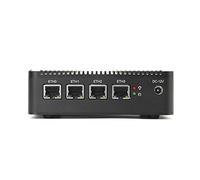 Upgraded J4125 Quad Core Firewall Micro Appliance, Mini PC, Nano PC, Router PC with 4G RAM 64G SSD, 4 RJ45 2.5GBE Port AES-NI Compatible with Pfsense OPNsense