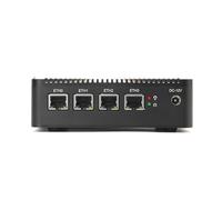 Upgraded J4125 Quad Core Firewall Micro Appliance, Mini PC, Nano PC, Router PC with 8G RAM 128G SSD, 4 RJ45 2.5GBE Port AES-NI Compatible with Pfsense OPNsense