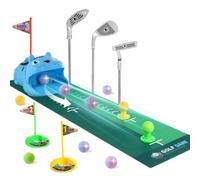Upgraded Kids Golf Set Clubs Toddler Mini Swingball Game With Putting Mat