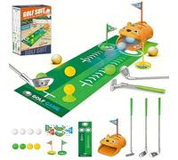 Upgraded Kids Toy Golf Set with Automatic Ball Returner,Led Light Up Golf Balls,3 Clubs,Putting Mat,3-5 Toddler Mini Golfs Games,Indoor Outdoor Sport Toys Gifts for Aged 3 4 5 6,Golfs Game