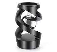 Upgraded Kinetic Spinning Desk Toy for Adults & Kids, Ideal Fidget for Office and Focus, Black Silver