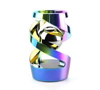 Upgraded Kinetic Spinning Desk Toy for Adults & Kids, Ideal Fidget for Office and Focus,Rainbow