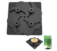 Upgraded Kit Central Locator Fixture Adjustable Self-Centering Jig for xTool F1, Adjustable Diameter from 0.4" to 3.15"