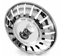 Upgraded Kitchen Sink Plug Strainer Stainless Steel Strainers Sink Plugs Replacement Drain Stopper for Food/Hair Catcher - UK Sinks Hole Diameter 78mm