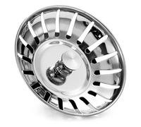 Upgraded Kitchen Sink Plug Strainer Stainless Steel Strainers Sink Plugs Replacement Drain Stopper for Food/Hair Catcher - UK Sinks Hole Diameter (78mm)