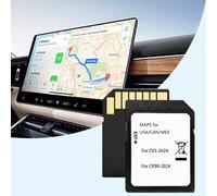 Upgraded KMV6 66 EZ1 Latest Navigation SD Card Compatible with CX-5 2024 CX-90 2024, Latest Navigation SD Card Map USA/CAN/MX