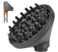 Upgraded Large Diffuser Attachment for Dyson Airwrap Styler HS01/HS05/HS08- Hair Diffuser Nozzle to Dryer Faster & Define Curls & Wave & Thick Hair,Hair Dryer Diffuser Attachment,Grey