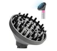 Upgraded Large Diffuser for Dyson Airwrap HS01 HS05 HS08 id, Diffuser Nozzle Attachment for Fast Drying Wave Curly Thick Hair, Gray