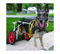 Upgraded Large Dog Wheelchair - X-Large Adjustable Rear Leg Support Cart for Hind Leg Rehabilitation Mobility Aid with Walkin Wheels & Help Em Up Harness