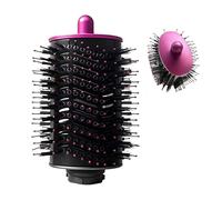 Upgraded Large Round Brush for Dyson Airwrap HS01/HS05/HS08, Round Volumizing Brush Attachment for Straighten Dry Curls Add Volume, Rose Red