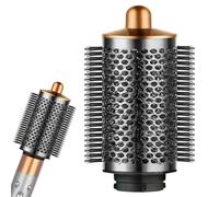 Upgraded Large Round Volumizing Brush for Dyson Airwrap Attachments, Volumzing Attachment Brush for Limp, Flat Hair, Gold