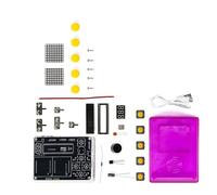 Upgraded LED Dot Game Module: Adjustable 51 Single-Chip Puzzle & Racing Electronics Soldering Project Pixel Game Kit
