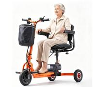 Upgraded Lightweight Mobility Scooter for Adults & Seniors | 50.7lb Foldable,with 20KM Range & Removable Battery Supports 265 lbs,folding mobility scooter for adults