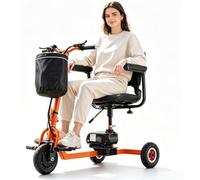 Upgraded Lightweight Mobility Scooter for Adults & Seniors | 50.7lb Foldable,with 20KM Range & Removable Battery Supports 265 lbs,folding mobility scooter for adults