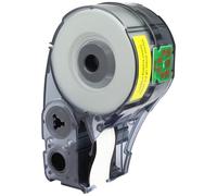 Upgraded M21-500-499 Nylon Label with chip for Brady Nylon Label General ID, Wire Marking,Equipment Labeling and Lab Labeling Black-on-White for M210、M211、BMP21、BMP21-PLUS、Printers .5" W 16' L