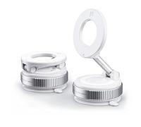 Upgraded M7 Shower Phone Holder, 96LBS Vacuum Suction & Strong Magnet, 360° Adjustable Phone Mount for Car/Dashboard/Shower/Mirror/Gym - Compatible with iPhone 17/16/15/14/13/12 & All Smartphones