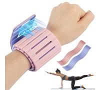 Upgraded Magnetic Ankle Weights for Women, Breathable Spacing Design Silicone Wrist Weights, Waterproof, Non-Slip, Easy Wear, Adjustable (Men & Women), Ideal for Jogging/Yoga/Pilates & More, Great