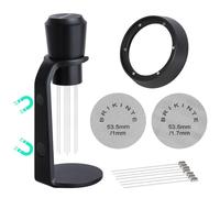 Upgraded Magnetic WDT Tool with Espresso Puck Screen and Portafilter Dosing Ring, 53.5 mm Espresso Accessories Kit for Ninja Luxe Cafe Espresso Machine