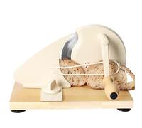 【Upgraded】Manual Bread Slicer for Homemade Sourdough, Metal Guide & Adjustable Thickness, Hand Crank with Scale Line and Suction Cup, Sharp Blade