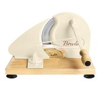 【Upgraded】Manual Bread Slicer for Homemade Sourdough, Metal Guide & Adjustable Thickness, Hand Crank with Scale Line and Suction Cup, Sharp Blade