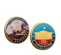 Upgraded Marine Corps 250th Anniversary Commemorative Coin, Military Challenge Coin - Patriotic Military Collection Durable Metal Veterans Gift (B)