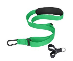 Upgraded Metal Hook String Trimmer Strap with Padded Harness for EGO Compatible with Shaft Under 3 Inches Adjustable 18.5 to 34 Inches(Is green)