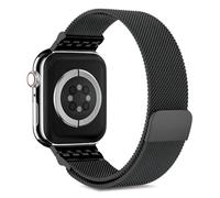 Upgraded Metal Strap Compatible with Apple Watch Straps 42mm 41mm 40mm 38mm for Women, Stainless Steel Milanese Loop, Magnetic Adjustable Replacement Band for iWatch Series 10 9 8 7 6 5 4 3 2 1 SE