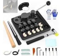 Upgraded Metal Wire Bending Jig Set - Adjustable Jewelry Making Tools for Rings & Flat/Round Stock - Mini Bender for Easy Metal Crafting & DIY Projects