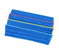 Upgraded Microfiber Replacement Mop Pads 10 Pack for Rubbermaid Commercial 17 Inch 18 Inch Flat Mops Reusable Wet and Dry for Multi-Surface Floors Works with Any 17/18" Flat Mop System