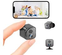 Upgraded Mini Camera 30-Day Long Battery Life, Wireless Hidden Camera 1080P HD with AI Motion Detection, Auto Night Vision, WiFi Pet, Baby Monitor, Nanny Cam for Home Office Security Home Security