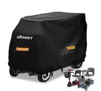 Upgraded Mobility Scooter Storage Cover,SRIMMIT Heavy Duty 420D Oxford Fabric Electric Scooter Cover, Waterproof,Anti-UV,Durable with Waterproof Strip,Reflective Strips,3 Buckles (2XL 69" x 25" x 47")