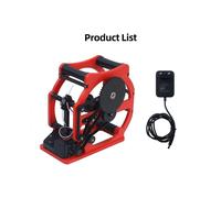 Upgraded Motorized Filament Winder Automated Process Effortless and Versatile for 3D Printer EU PLUG Red + Black