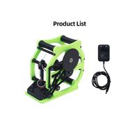 Upgraded Motorized Filament Winder Automated Process Effortless and Versatile for 3D Printer EU PLUG Green + Black