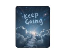 Upgraded Mouse Pad [56% Larger] Gaming Mouse Pads Non-Slip Rubber Base Mousepad Rectangular Mouse Mat for Desktop Computer Laptop Gaming Office & Home 9.4"x7.9" - Keep Going