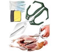 Upgraded Multifunctional Heavy-Duty Kitchen Shears,100K Cut-Tested Sharp Stainless Steel,All-Purpose Poultry Scissors for Herbs Meat Seafood Nuts Packages DIY Garden(Green)