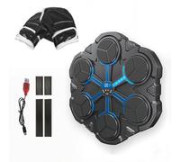 Upgraded Music Boxing Machine with LED Punch Counter, Sounding Punch Boxing Machine with Gloves,3 Modes & 3 Sounds, Built-in Speaker & Colorful Lights for Home (New-6 hit)