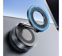 Upgraded Nano Gel Magnetic Phone Holder, 360° Roration Vacuum Suction Cup Cell Phone Mount for Magsafe,Strong Suction Adjustable Phone Car Mount Stand for iPhone 12-16 Series(Not Charge Phone)