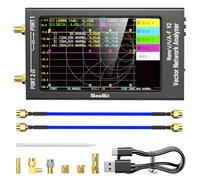 Upgraded NanoVNA-F V2 Vector Network Analyzer 50kHz-3000MHz HF VHF UHF VNA Antenna Analyzer 4.3 inch with 5000mAh,Measuring S-Parameter Voltage SWR, Phase, delay, Smith Chart