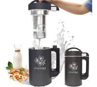 Upgraded Nut Milk Maker Machine - 50oz Stainless Steel 7 in 1 Appliance | Almond Milk Oatmeal Soy Maker with Built-in Strainer, Easy to Clean, Creamy Milks