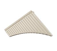 Upgraded Pan Flute Instrument For Beginners To Learn 16-pipe Pan Flute In C For Professional Performance (Color : White)